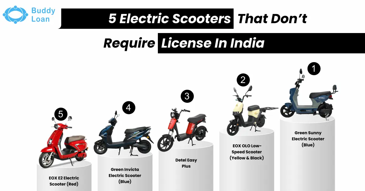 5 Electric Scooters that don,t require license in India