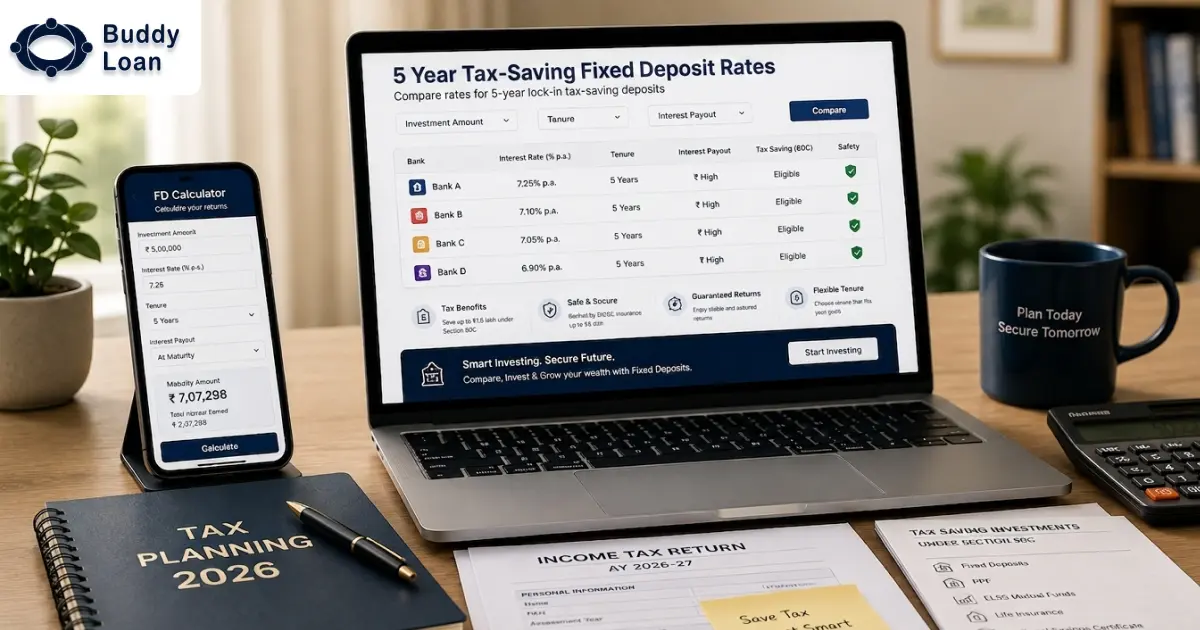 Tax Saving FD Interest Rates 2026