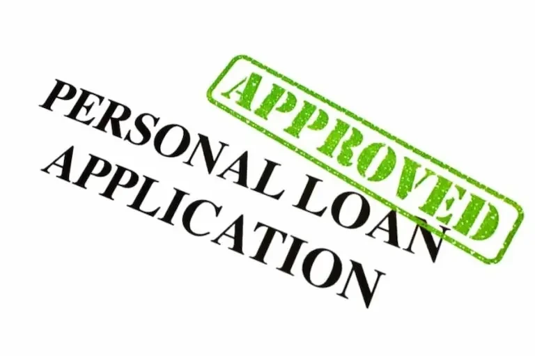 Approved personal loan application