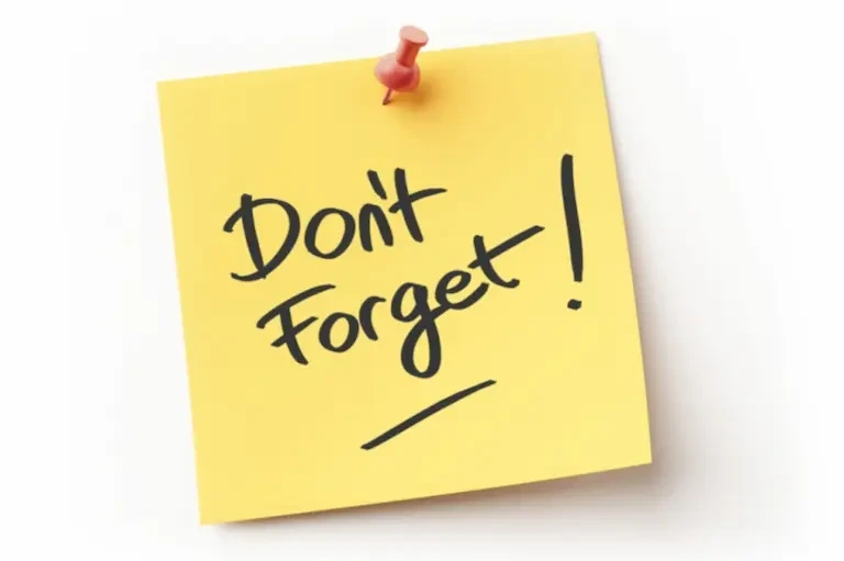 Don't Forget