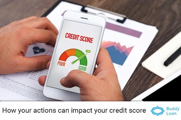 Financial Actions Impacting Credit Score
