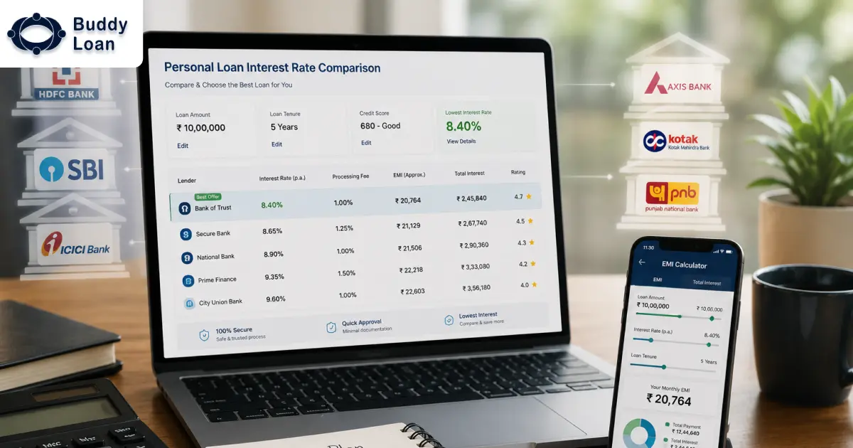 Bank with Lowest Interest Rate on Personal Loan in 2026