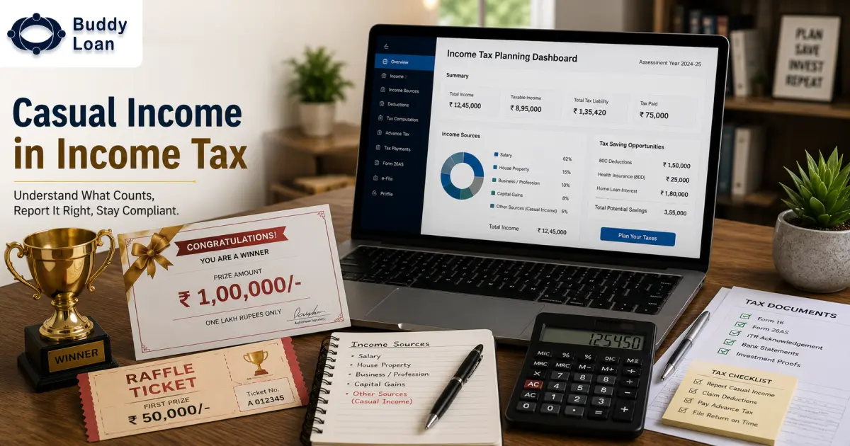 Income Tax on Casual Income