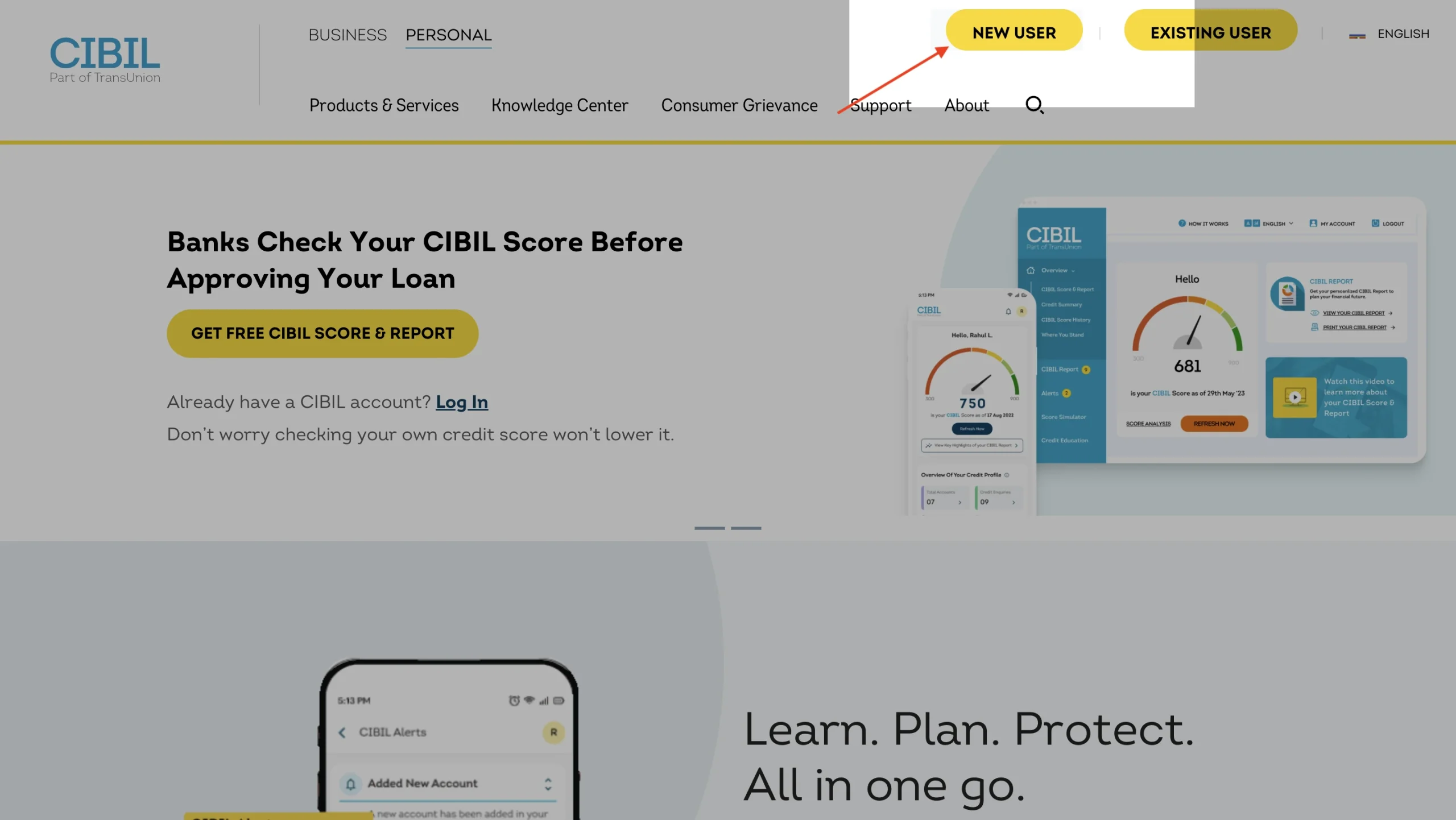 CIBIL Customer Portal