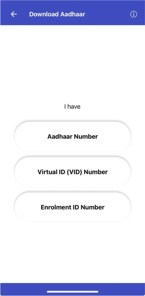 Download Aadhaar with mAadhaar