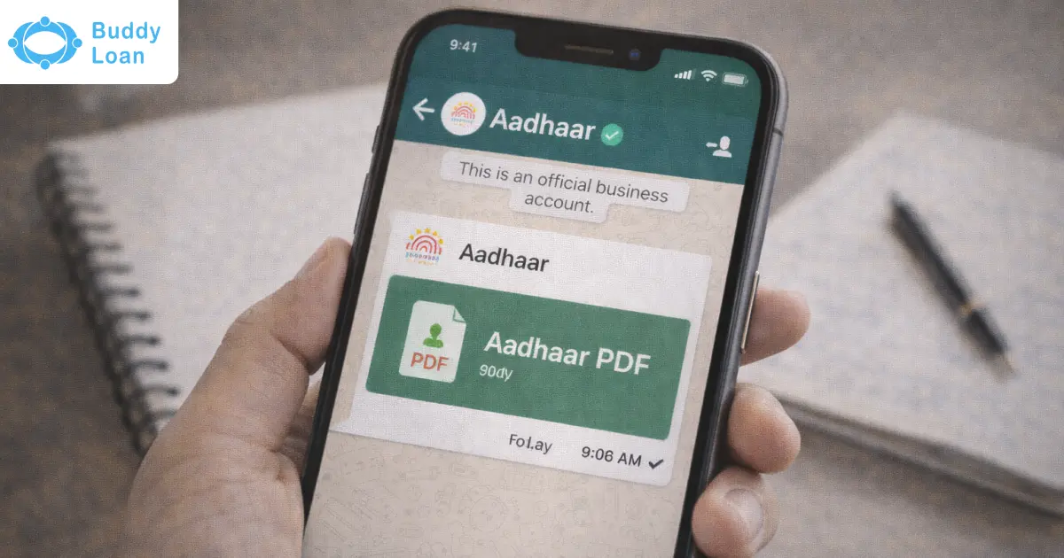 Download Aadhaar on WhatsApp