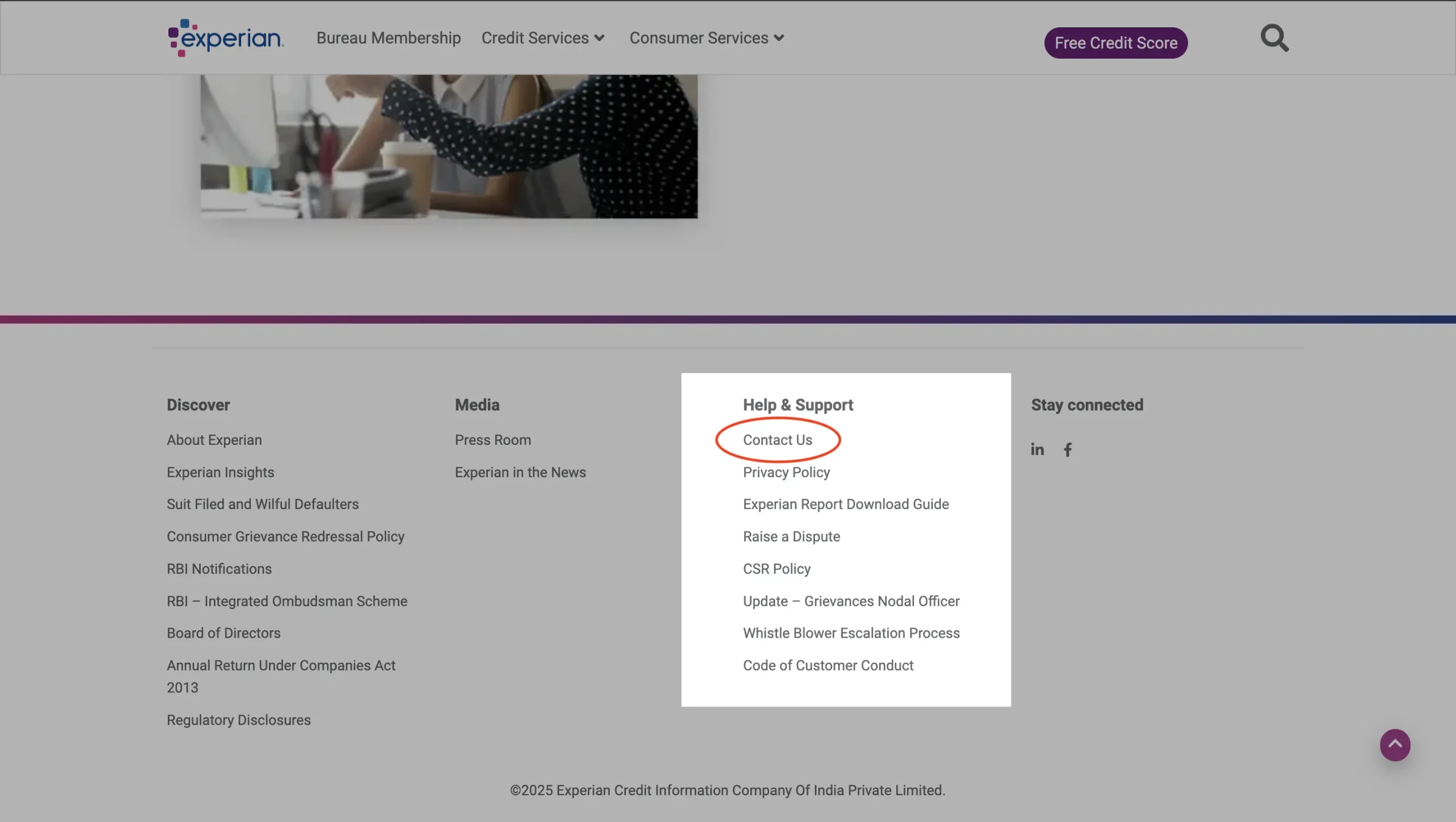 Experian Customer Care Portal Contact Us