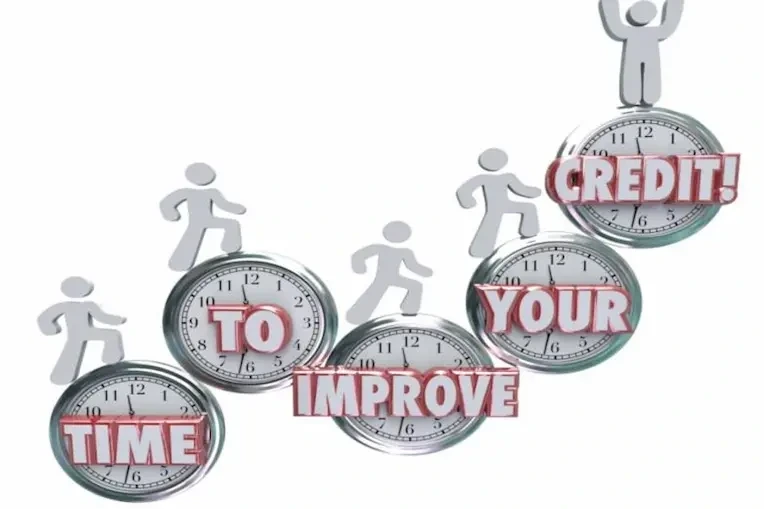 Improve Your Credit Score A hand holding a sign that reads "Instant Loan" against a clean white background, symbolizing quick financial assistance.