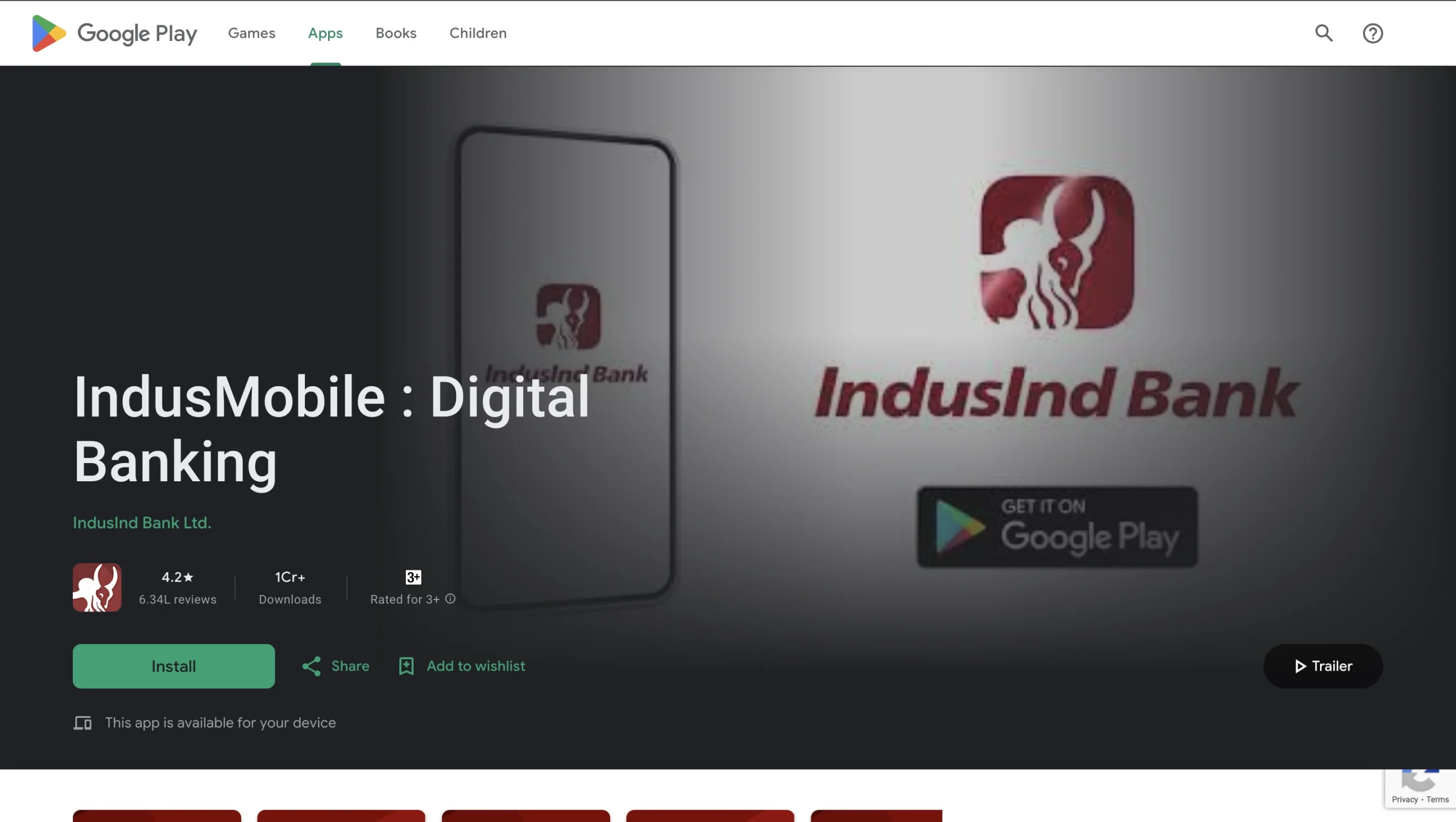 Indusind Mobile Banking App Play Store