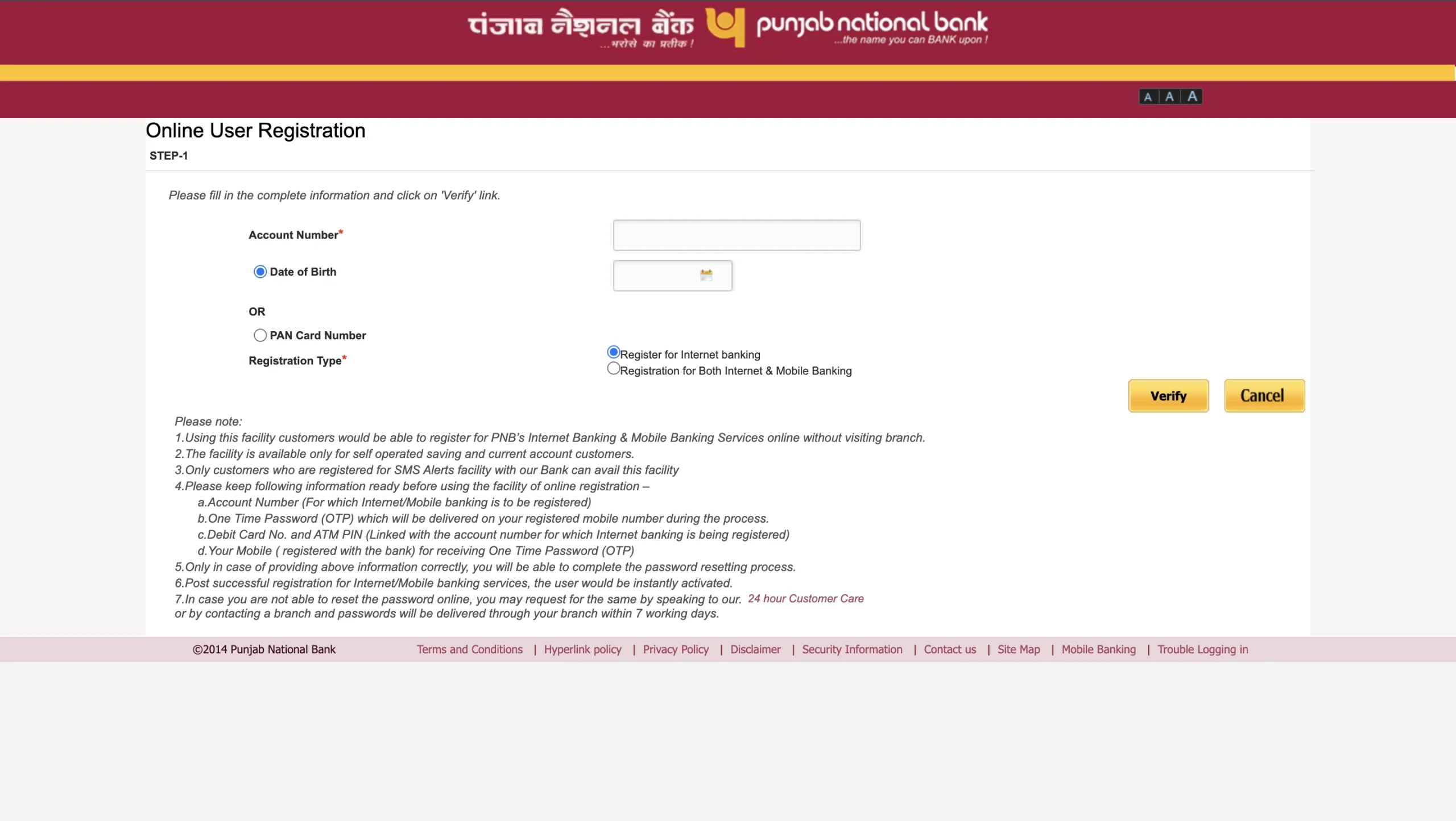 PNB Debit Card Activation Page PNB Debit Card Activation Page