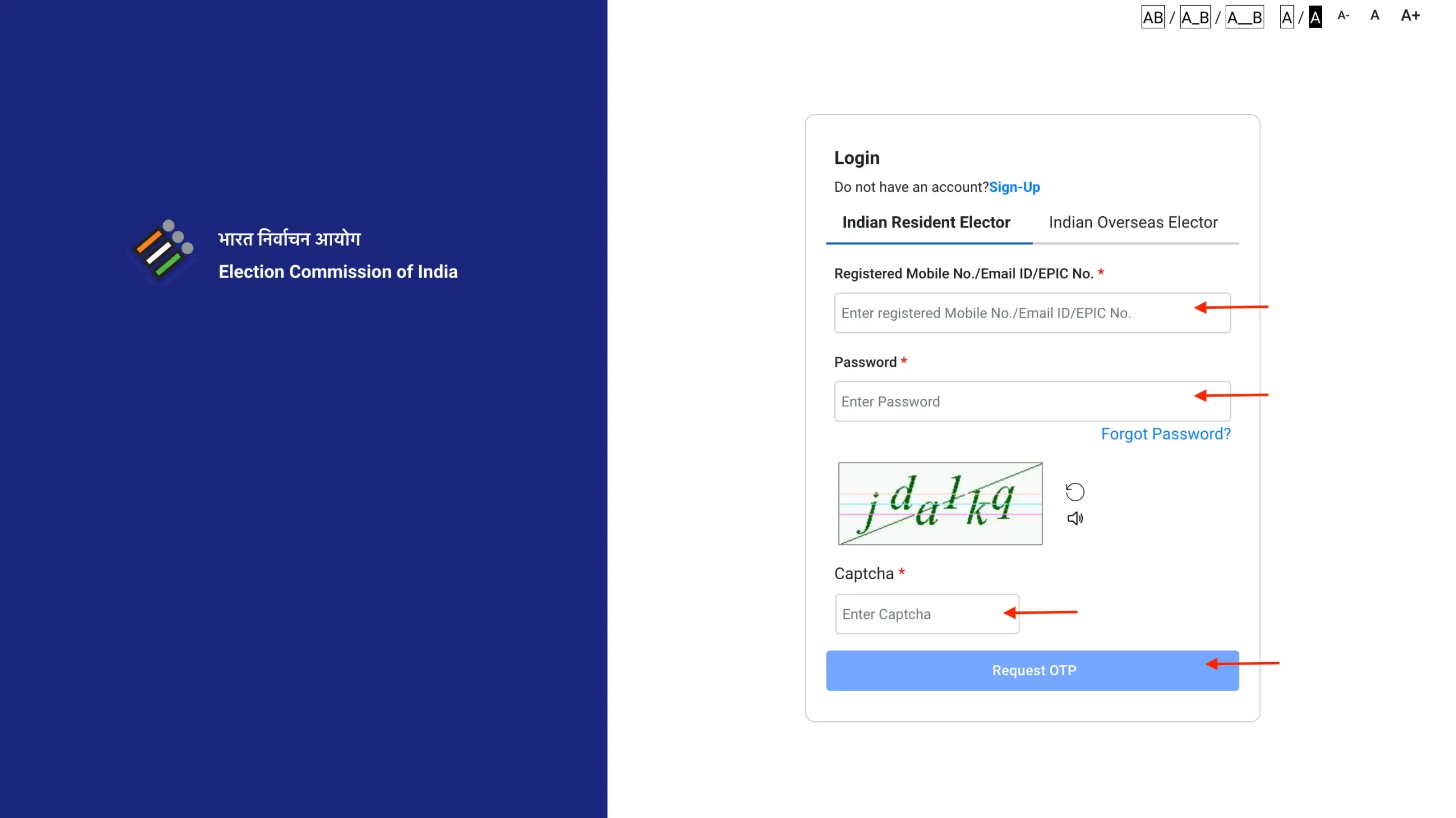 Register to Vote as First Time Voter