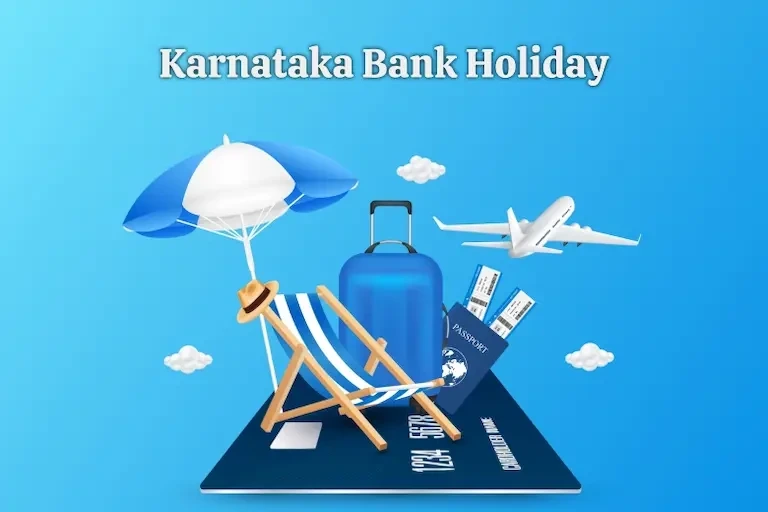 Specific Holiday In Karnataka Image of Karnataka Bank Holiday Calendar showing all public holidays with trips and luggages