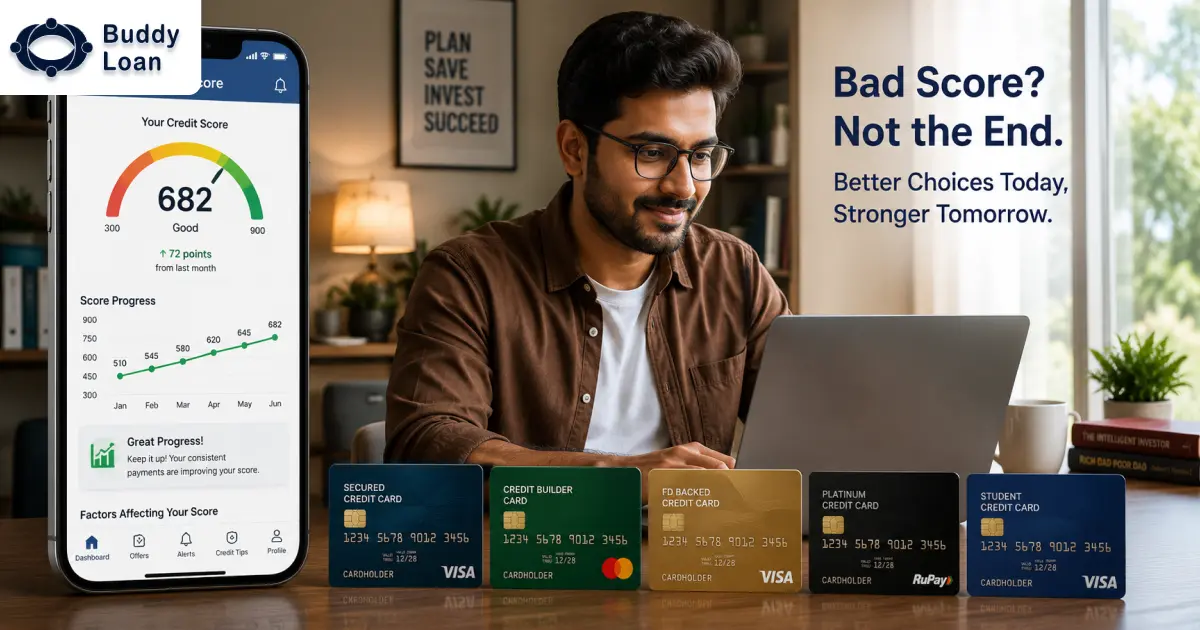 Top 5 Credit Cards for Poor credit Score