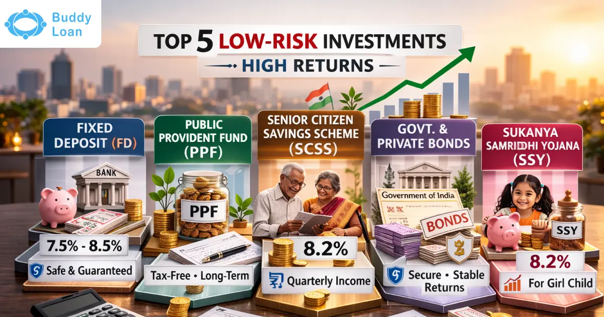 Top 5 Low-Risk Investments with High Returns