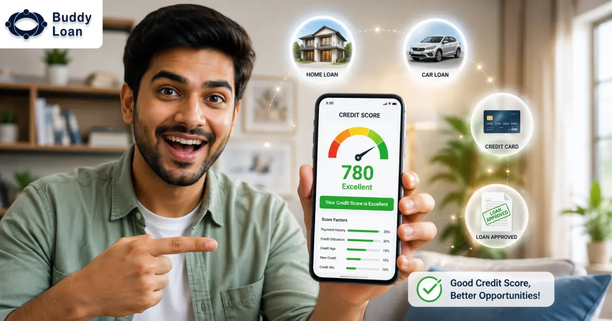 What is a good credit score in India?